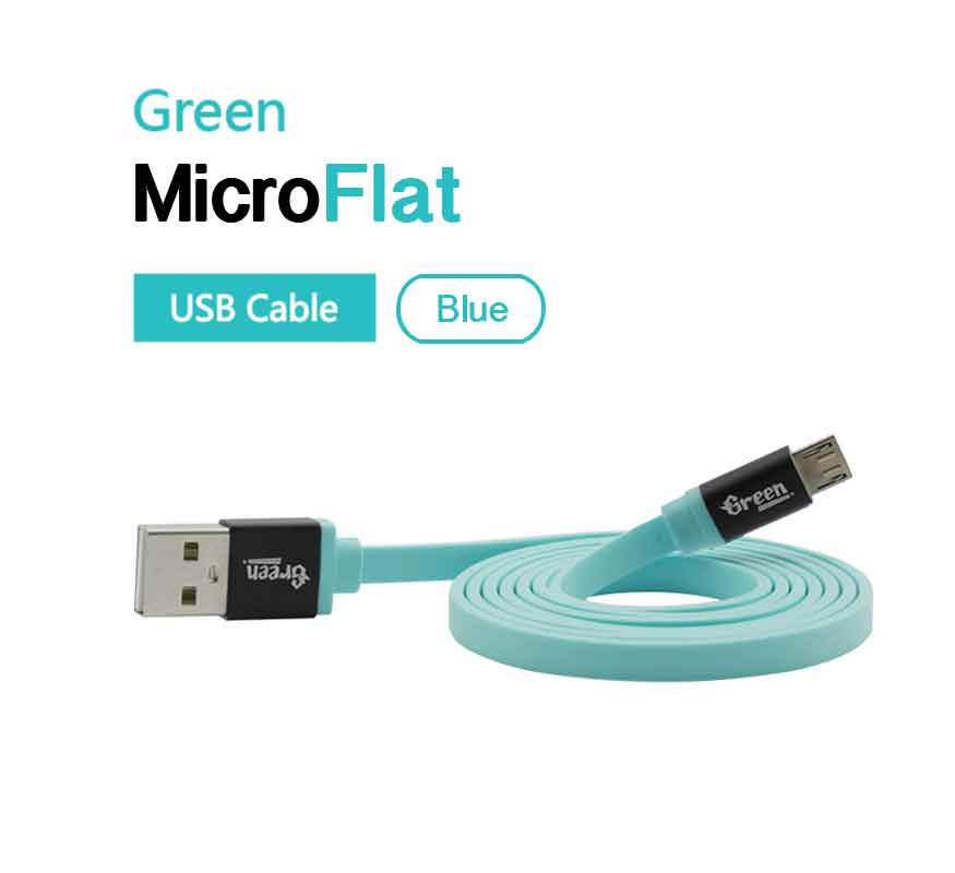 Flat Cord Micro USB Cable | Rapid Charge & Sync Data FC1M-MIC